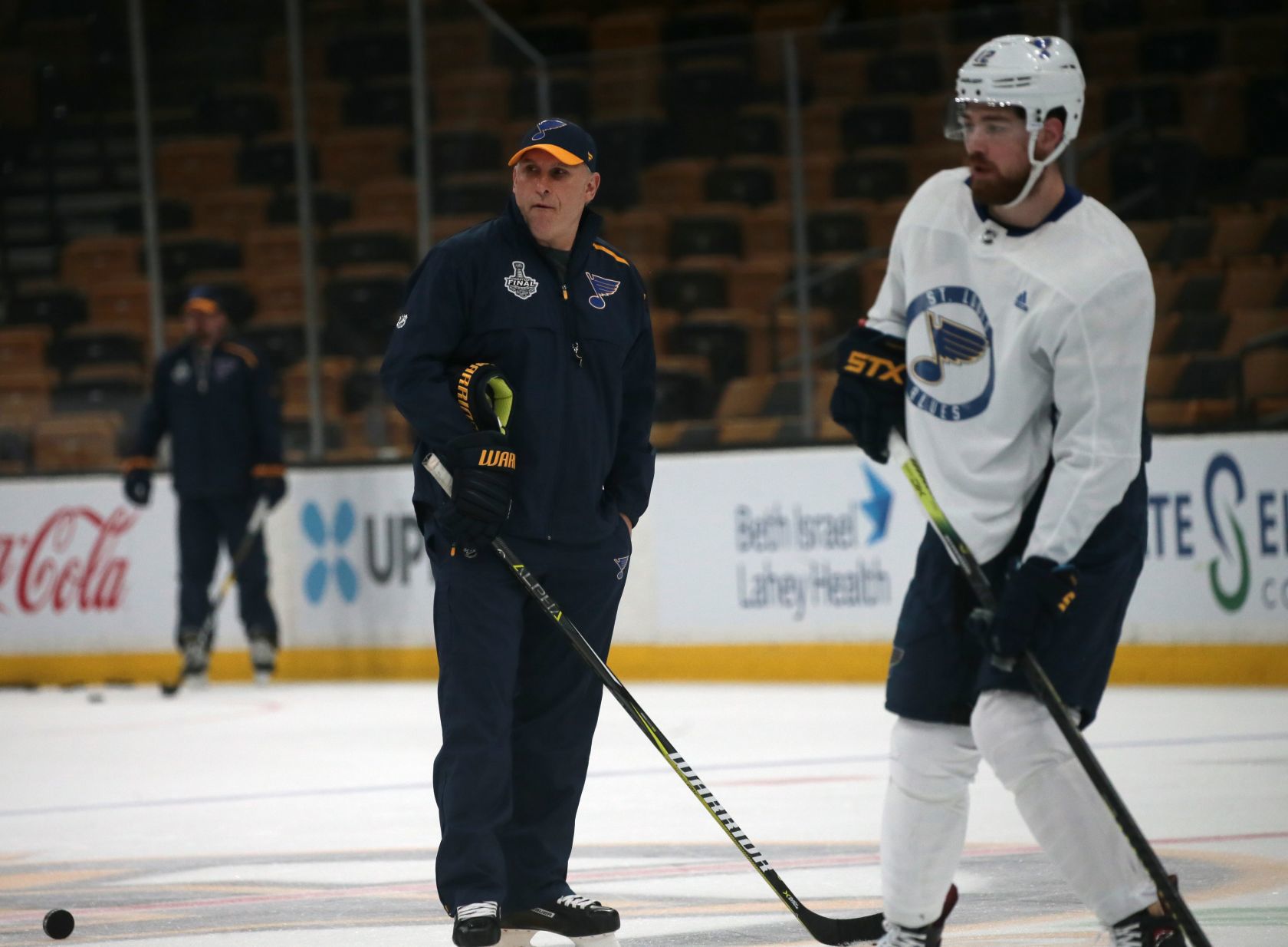 Blues practice at the TD Garden